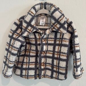 Just One You Carter's Toddler Baby Teddy Sherpa Jacket Shacket 18m